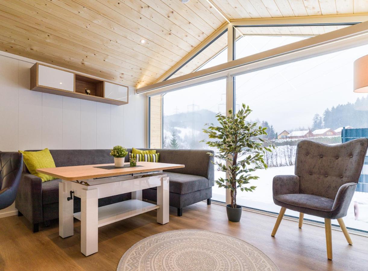 Chalet Stuhleckblick-Ferienhaus Direkt An Der Piste Und Mit Eigener Sauna シュピタール・アム・ゼンメリング エクステリア 写真