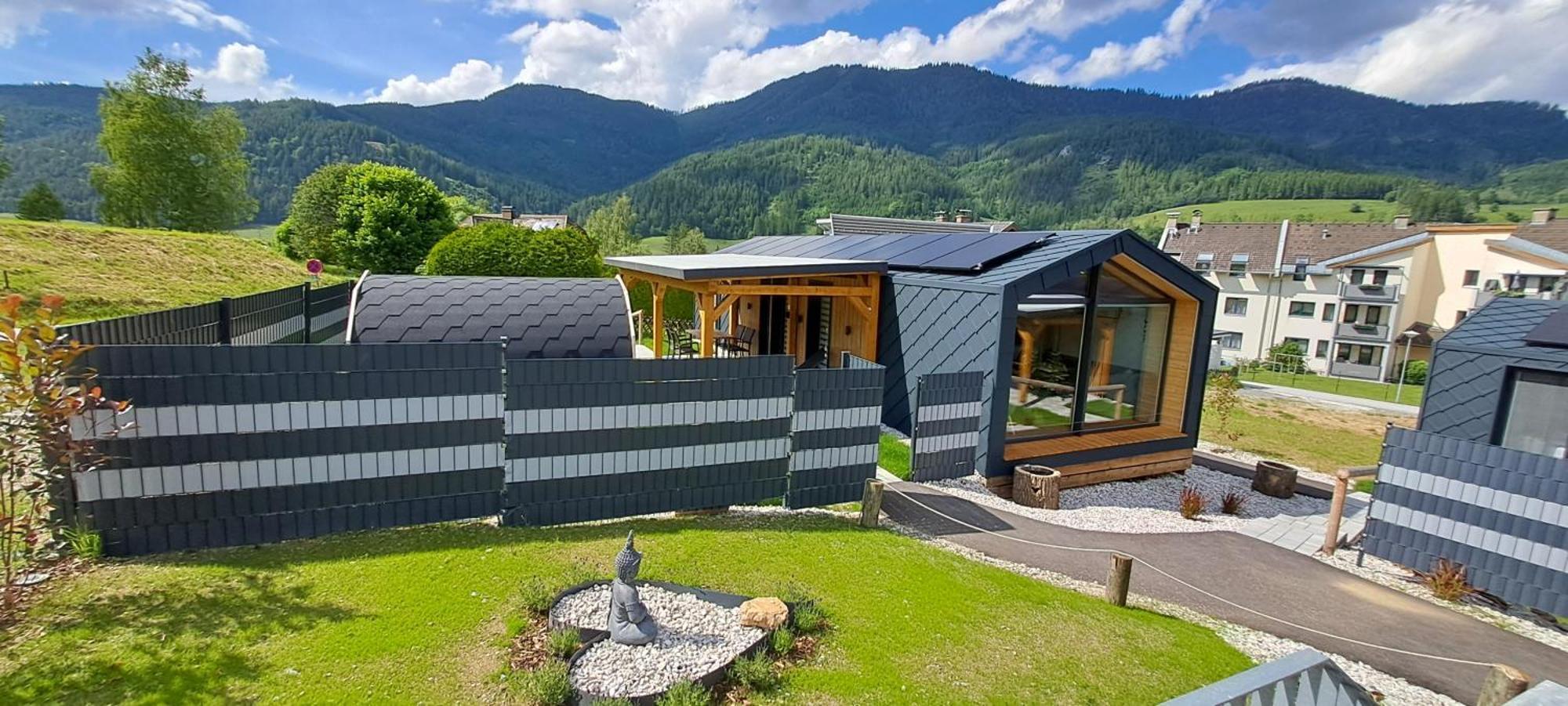 Chalet Stuhleckblick-Ferienhaus Direkt An Der Piste Und Mit Eigener Sauna シュピタール・アム・ゼンメリング エクステリア 写真