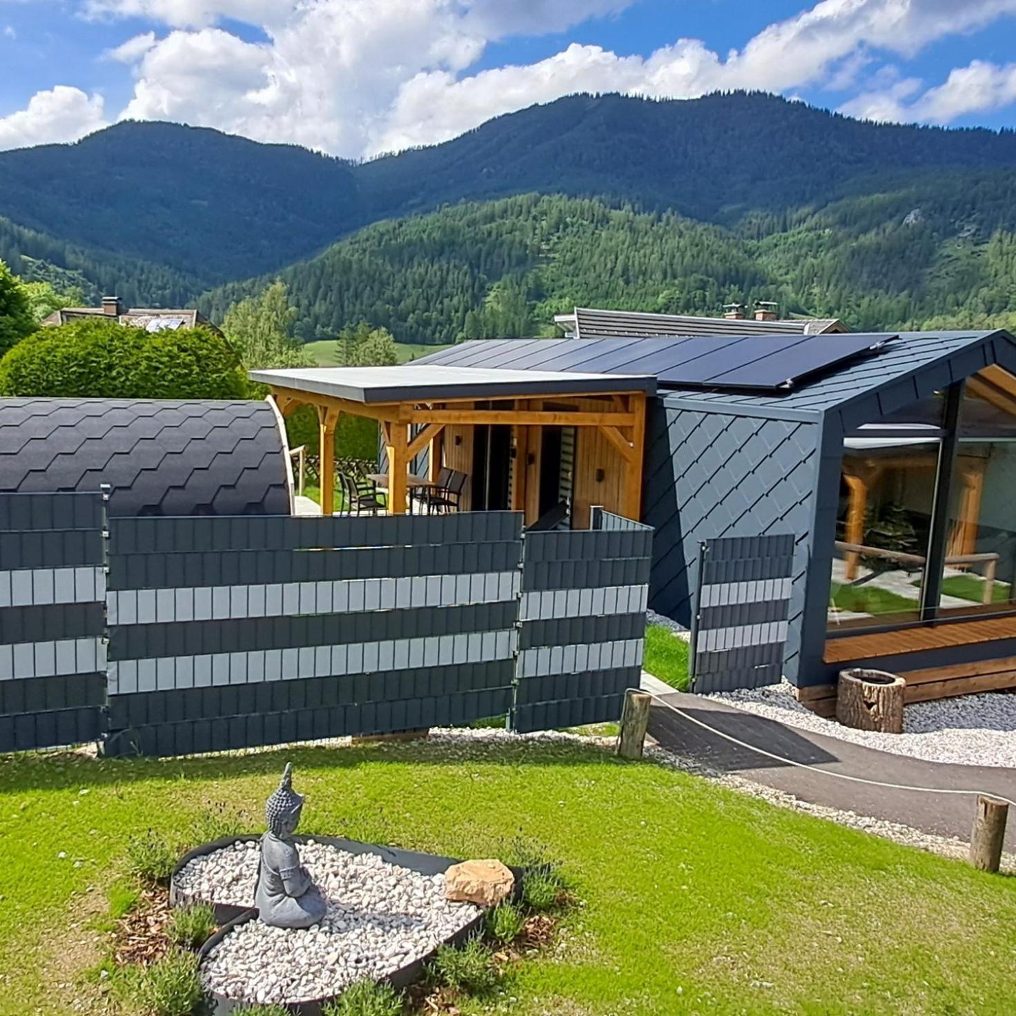 Chalet Stuhleckblick-Ferienhaus Direkt An Der Piste Und Mit Eigener Sauna シュピタール・アム・ゼンメリング エクステリア 写真